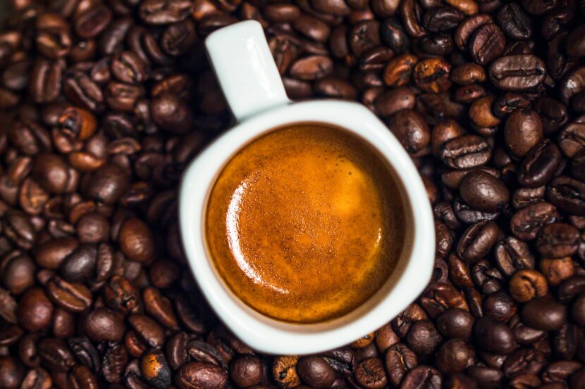 too much caffeine with a cup of coffee