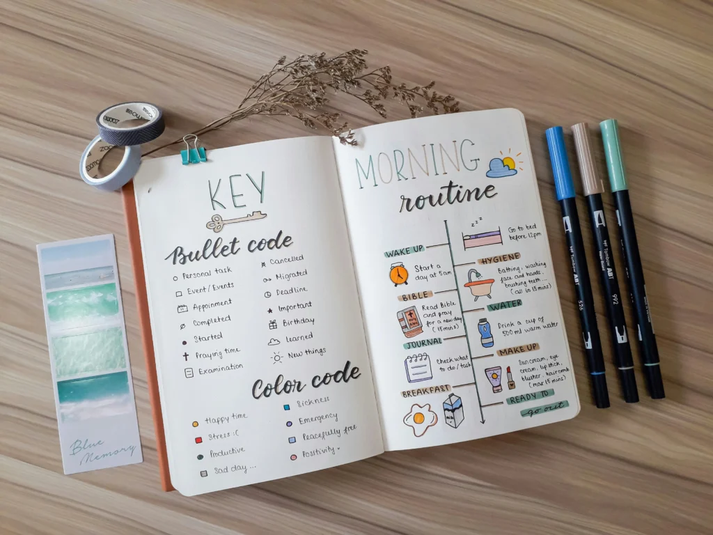 How to Create a Routine with simple healthy daily habits