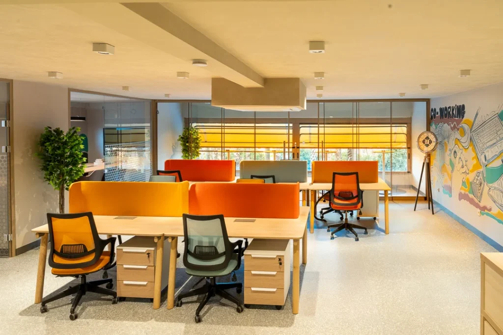 It is the Times Coffee & Co Working in Kaleici, one of the best work spots in Antalya, enjoying a comfortable workspace for digital nomads and remote workers.